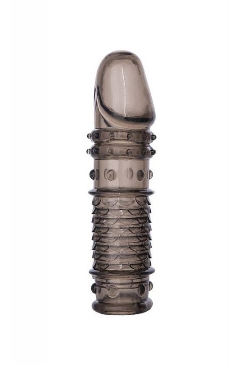 ToyFa XLover, Penis sleeve, for enlargement, TPE, transparent black, 13.5 cm ToyFa XLover, Penis sleeve, for enlargement, TPE, transparent black, 13.5 cm