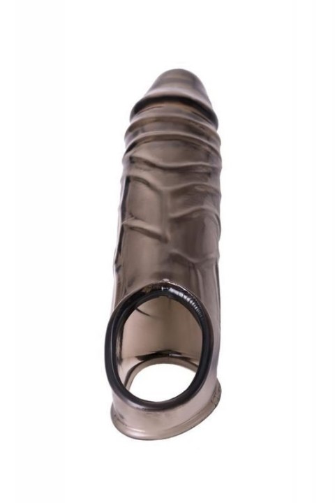 ToyFa XLover, Penis sleeve, for enlargement, TPE, transparent black, 15,5 cm ToyFa XLover, Penis sleeve, for enlargement, TPE, transparent black, 15,5 cm