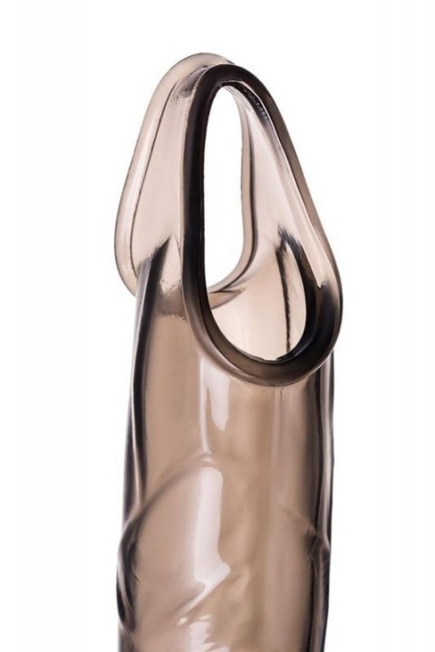 ToyFa XLover, Penis sleeve, for enlargement, TPE, transparent black, 15,5 cm ToyFa XLover, Penis sleeve, for enlargement, TPE, transparent black, 15,5 cm