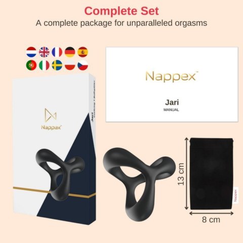 Cockring - Nappex™ Jari - Premium Cockrings (10 Languages) Cockring - Nappex™ Jari - Premium Cockrings (10 Languages)