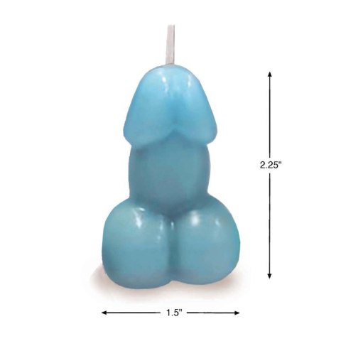 Eden's Candle - Vanilla Scented Penis - Blue Eden's Candle - Vanilla Scented Penis - Blue