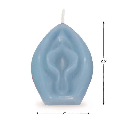 Eden's Candle - Vanilla Scented Vagina - Blue Eden's Candle - Vanilla Scented Vagina - Blue