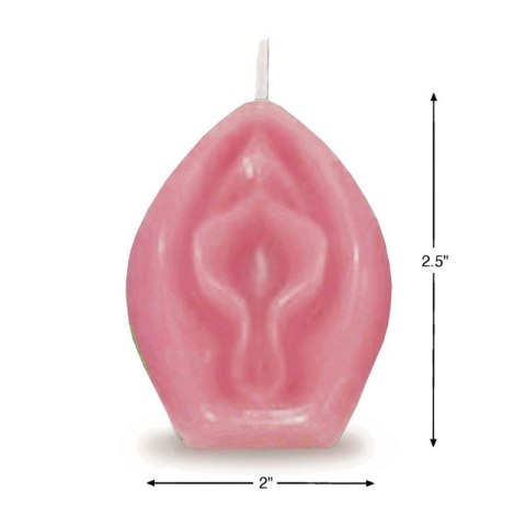 Eden's Candle - Vanilla Scented Vagina - Rose Eden's Candle - Vanilla Scented Vagina - Rose