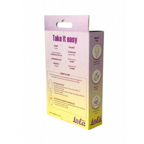 Rechargeable Vibrator for panties Take it Easy Joy Rechargeable Vibrator for panties Take it Easy Joy