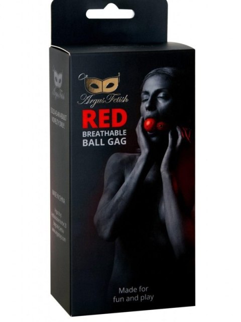 Red Breathable Ball Gag Red Breathable Ball Gag