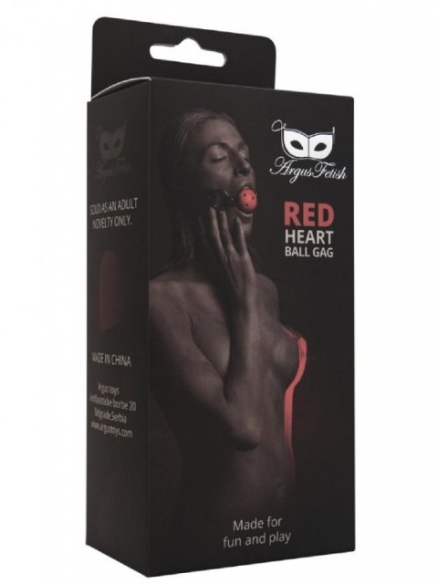 Red Heart Ball Gag Red Heart Ball Gag