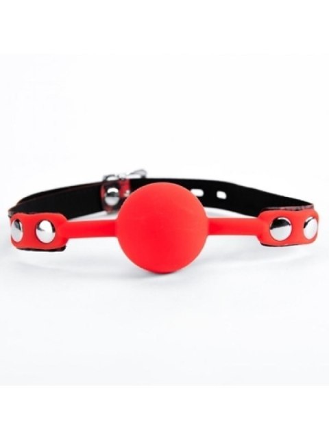 Red Silicone Ball Gag Leopard Red Silicone Ball Gag Leopard