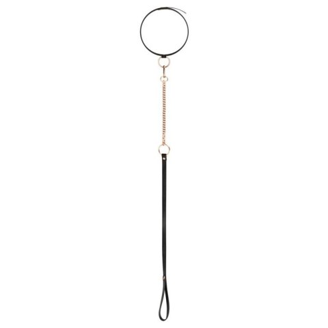 Rosy Gold - Collar with Leash - Black Rosy Gold - Collar with Leash - Black