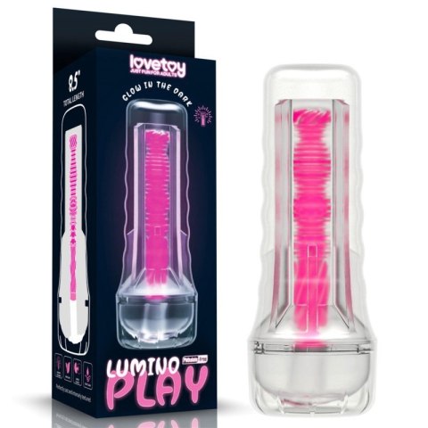 8.5&#039;&#039; Lumino Play Masturbator - Pink Glow