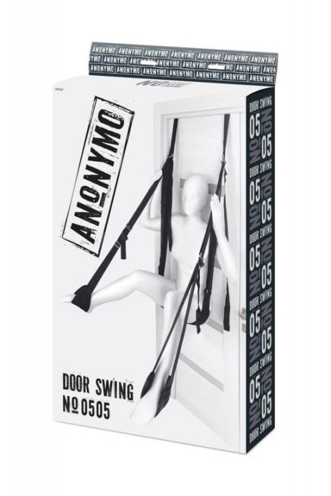 Anonymo Sex swing on the door , nylon, black Anonymo Sex swing on the door , nylon, black