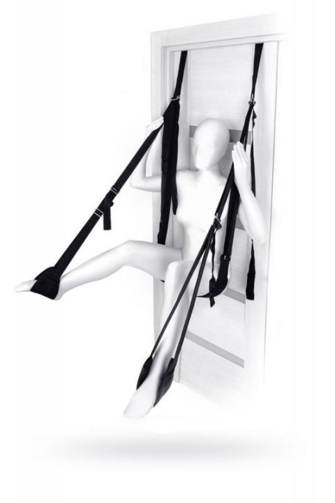 Anonymo Sex swing on the door , nylon, black Anonymo Sex swing on the door , nylon, black