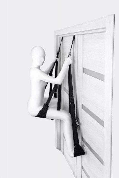 Anonymo Sex swing on the door , nylon, black Anonymo Sex swing on the door , nylon, black