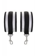 Anonymo anclecuffs, polyester, silver, 28.5 cm