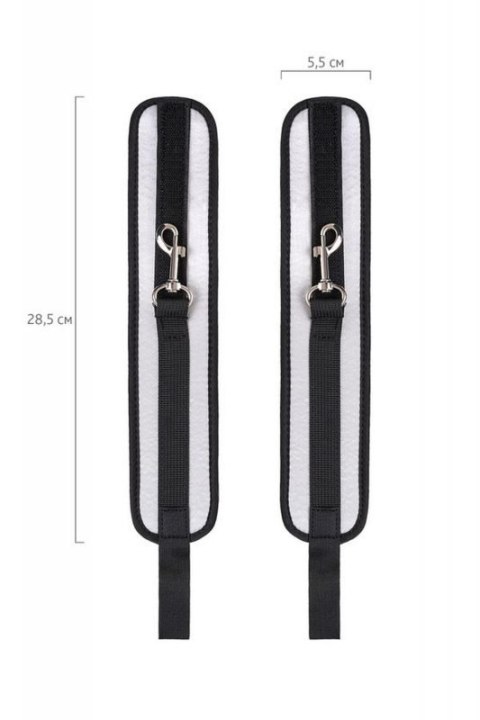 Anonymo anclecuffs, polyester, silver, 28.5 cm Anonymo anclecuffs, polyester, silver, 28.5 cm