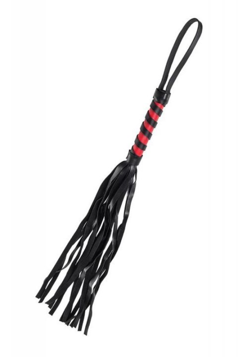 Anonymo flogger, PU leather, black, 45 cm Anonymo flogger, PU leather, black, 45 cm