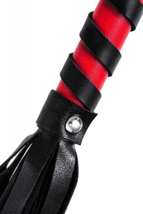Anonymo flogger, PU leather, black, 45 cm Anonymo flogger, PU leather, black, 45 cm