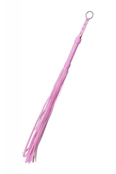 Anonymo flogger, PU leather, pink, 64 cm Anonymo flogger, PU leather, pink, 64 cm