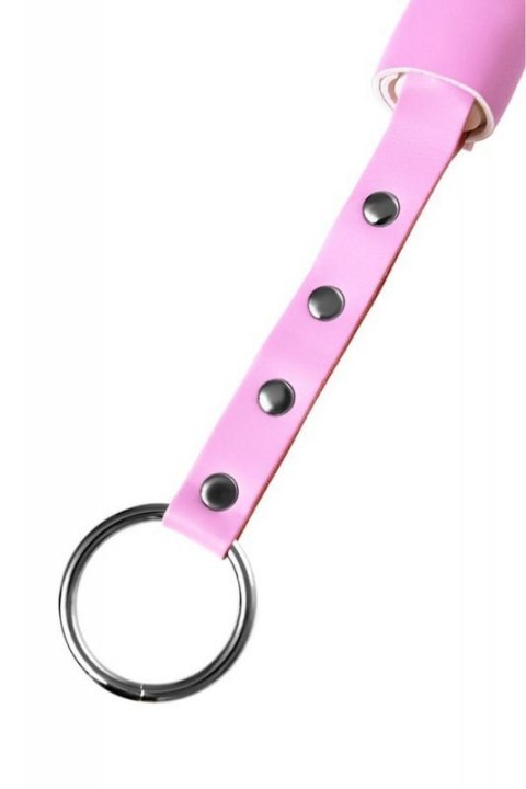 Anonymo flogger, PU leather, pink, 64 cm Anonymo flogger, PU leather, pink, 64 cm