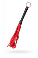 Anonymo flogger, PU leather, red, 28 cm
