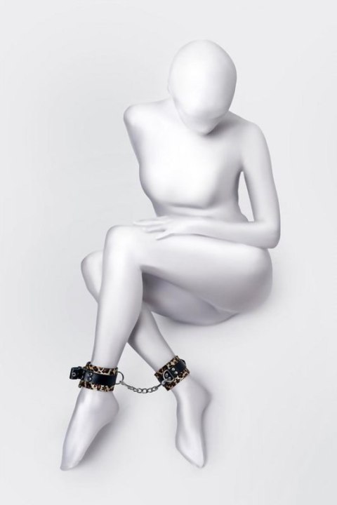 Anonymo handcuffs, PU leather, print, 27 cm Anonymo handcuffs, PU leather, print, 27 cm