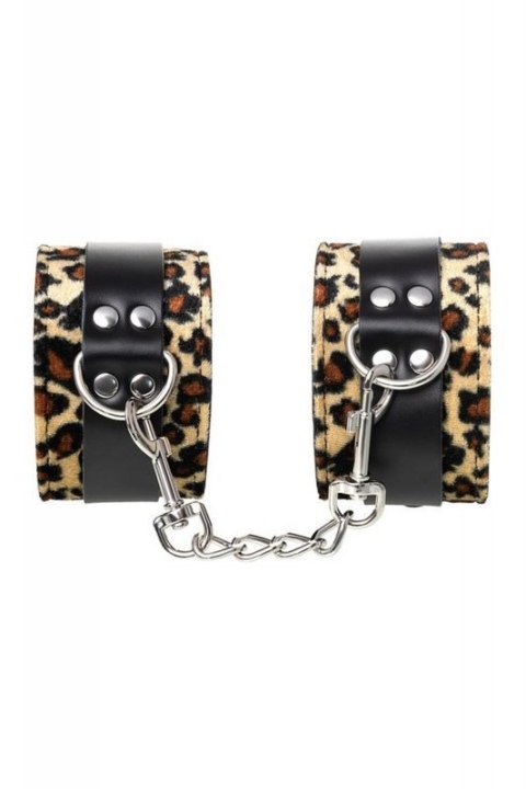 Anonymo handcuffs, PU leather, print, 27 cm Anonymo handcuffs, PU leather, print, 27 cm