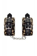 Anonymo handcuffs, PU leather, print, 27 cm