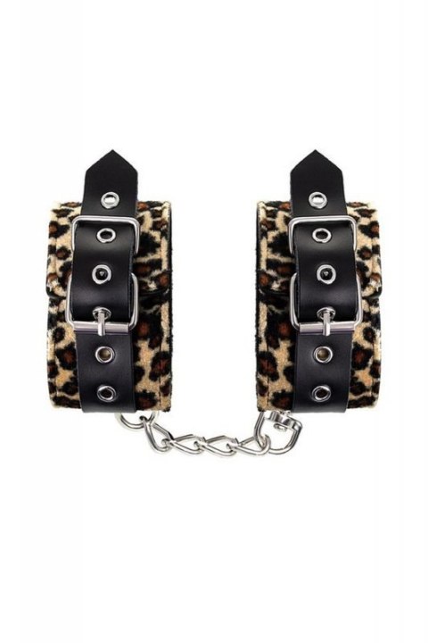 Anonymo handcuffs, PU leather, print, 27 cm Anonymo handcuffs, PU leather, print, 27 cm