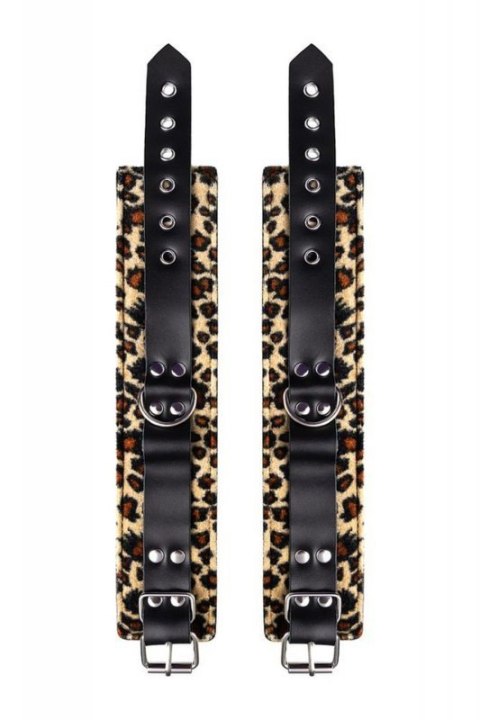 Anonymo handcuffs, PU leather, print, 27 cm Anonymo handcuffs, PU leather, print, 27 cm