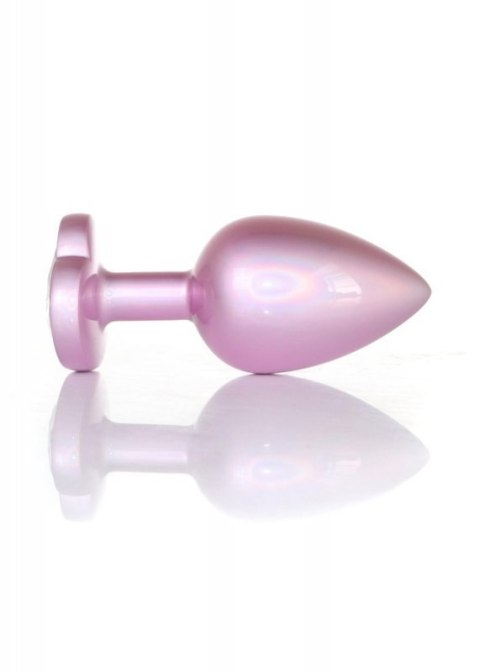 Plug-Jewellery Pearl Pink Heart PLUG- Clear L Plug-Jewellery Pearl Pink Heart PLUG- Clear L