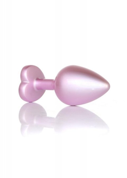 Plug-Jewellery Pearl Pink Heart PLUG- Clear M Plug-Jewellery Pearl Pink Heart PLUG- Clear M