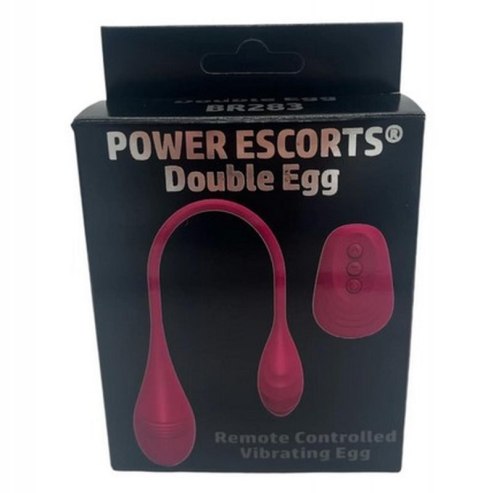 Power Escorts - Double Egg - Remote Controlled Vibrator - Pink Power Escorts - Double Egg - Remote Controlled Vibrator - Pink