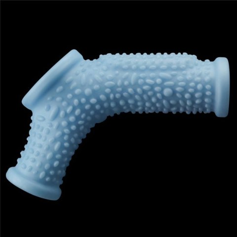 Vibrating Drip Knights Ring with Scrotum Sleeve Vibrating Drip Knights Ring with Scrotum Sleeve