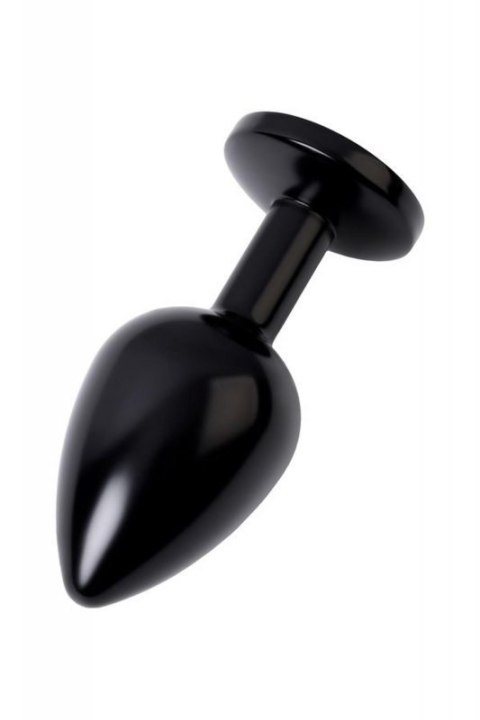 Black anal plug TOYFA Metal,with a ruby colored gem Black anal plug TOYFA Metal,with a ruby colored gem