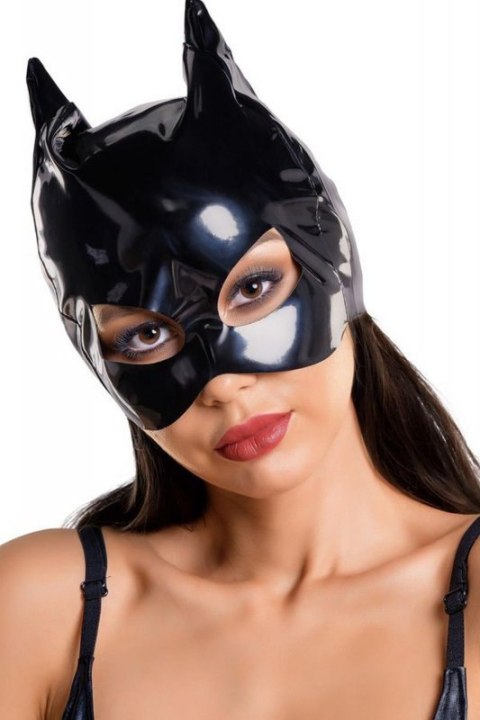 Glossy, Wetlook Cat Mask ANN - black OneSize Glossy, Wetlook Cat Mask ANN - black OneSize