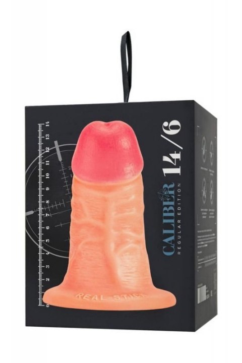 Realistic dildo Caliber 14/6 , PVC, flesh, length 14cm, diameter 6cm Realistic dildo Caliber 14/6 , PVC, flesh, length 14cm, diameter 6cm