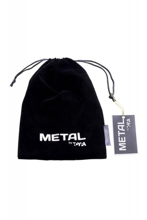 Silver anal plug TOYFA Metal with faux fur Silver anal plug TOYFA Metal with faux fur