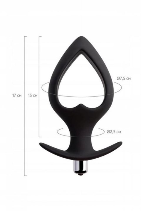 TOYFA POPO Pleasure Anal Plug Cordis L Vibro Black TOYFA POPO Pleasure Anal Plug Cordis L Vibro Black