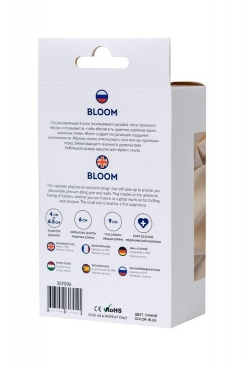 ToDo Bloom Blue Expander Plug M ToDo Bloom Blue Expander Plug M