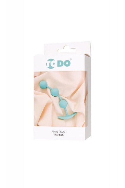 ToDo by Toyfa Anal plug Triplex, silicone, mint, 15 cm, O 2.5 cm ToDo by Toyfa Anal plug Triplex, silicone, mint, 15 cm, O 2.5 cm