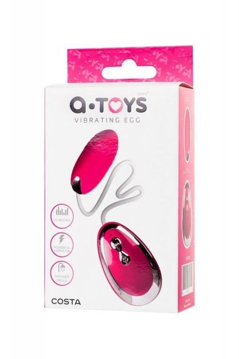 A-TOYS, Vibrating Egg Pink A-TOYS, Vibrating Egg Pink