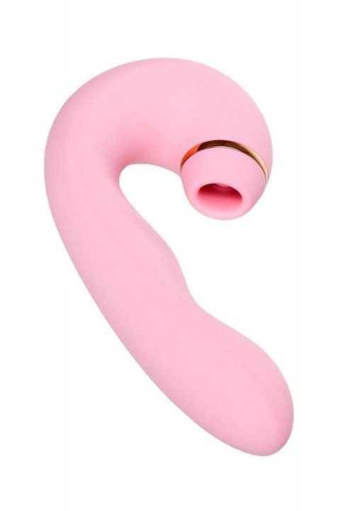 JOS Multifunctional clitoral stimulator JUNA, pink, 15 cm JOS Multifunctional clitoral stimulator JUNA, pink, 15 cm