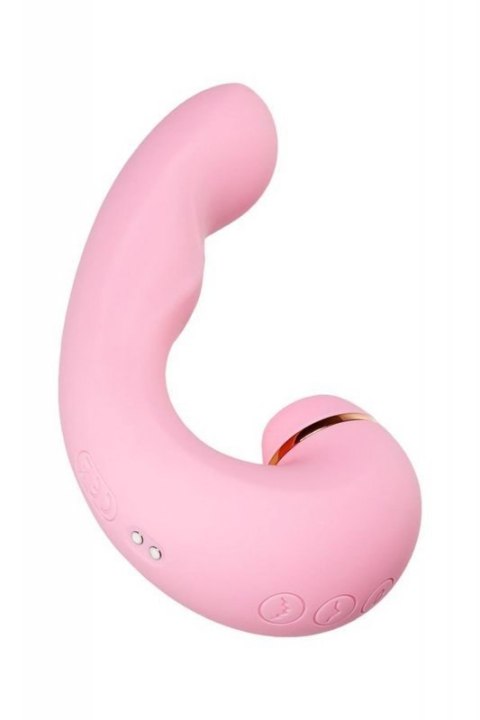JOS Multifunctional clitoral stimulator JUNA, pink, 15 cm JOS Multifunctional clitoral stimulator JUNA, pink, 15 cm
