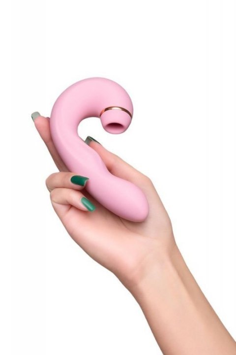 JOS Multifunctional clitoral stimulator JUNA, pink, 15 cm JOS Multifunctional clitoral stimulator JUNA, pink, 15 cm