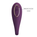 PRETTY LOVE - August, Mobile APP Long-distance Control 12 vibration functions, ABS Silicone, USB rechargeable