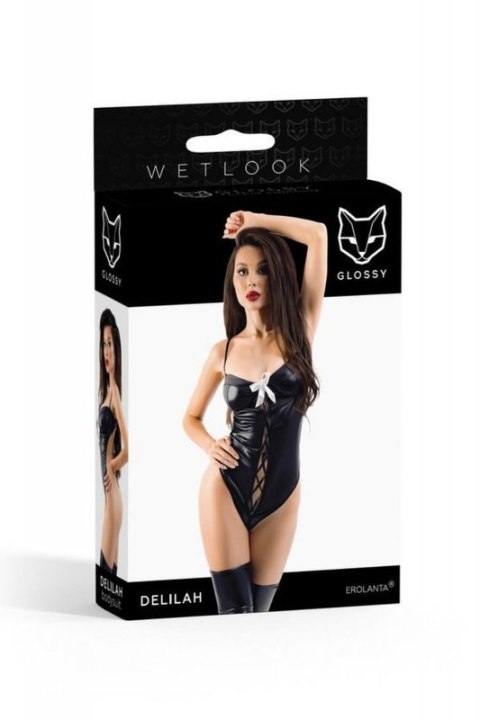 Wetlook bodysuit Delilah - black M Wetlook bodysuit Delilah - black M