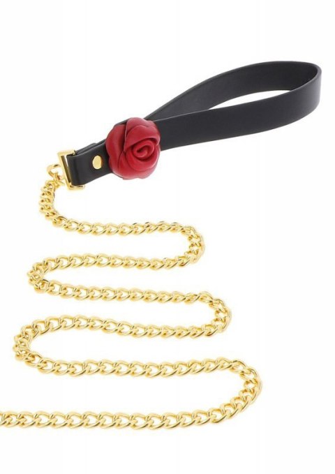 Wild Roses Collar & Leash Black Wild Roses Collar & Leash Black