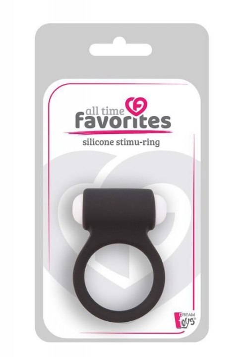 ALL TIME FAVORITES SILICONE STIMU-RING BLACK ALL TIME FAVORITES SILICONE STIMU-RING BLACK