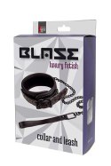 BLAZE COLLAR AND LEASH PURPLE Boss of toys