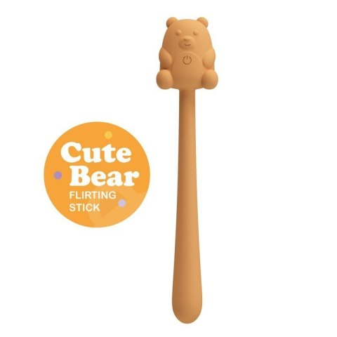 CUTE BEAR, Flirting Stick, 7 vibration functions, Magnetic USB charging CUTE BEAR, Flirting Stick, 7 vibration functions, Magnetic USB charging
