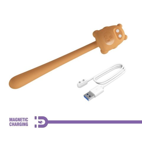 CUTE BEAR, Flirting Stick, 7 vibration functions, Magnetic USB charging CUTE BEAR, Flirting Stick, 7 vibration functions, Magnetic USB charging
